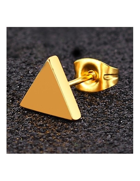 Clou d'oreille Triangle 6mm doré Clou d'oreille Triangle 6mm doré