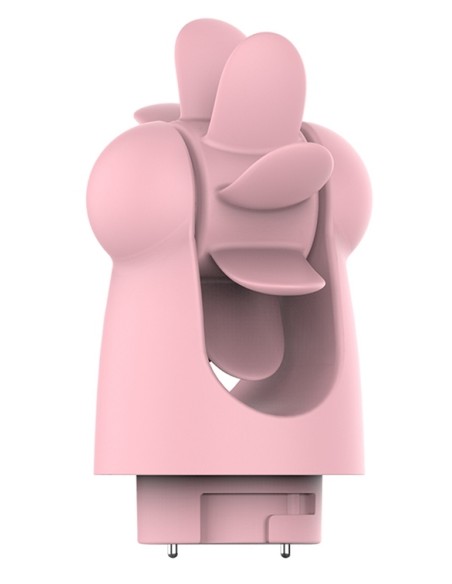 Stimulateur de clitoris rotatif Magic Roll 13cm Rose