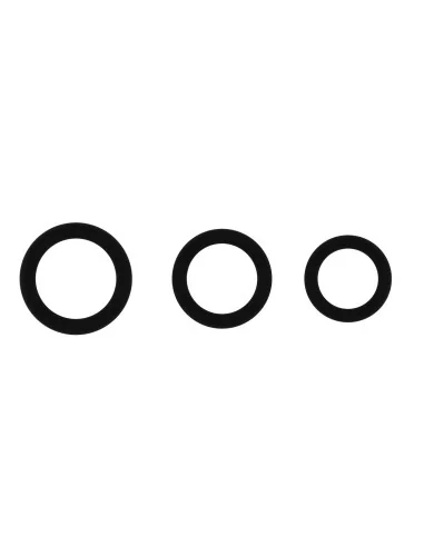 Lot de 3 cockrings Sono N°25 Noirs