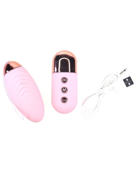 Oeuf vibrant télécommandé Lilo Bullet 8.5 x 3.5cm Rose