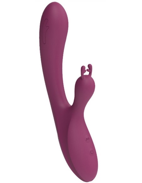 Vibro Rabbit Deer Jack 23cm Violet