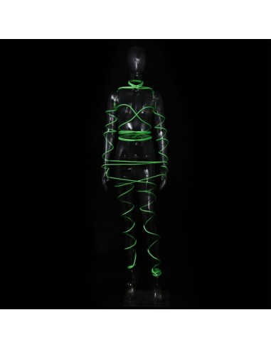 Corde de bondage Luminous 5M Verte