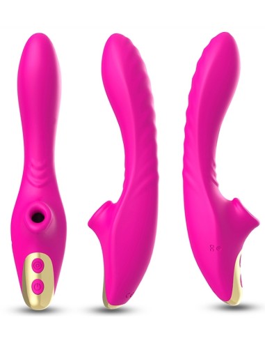 Stimulateur de clitoris et Point G Dudu 20cm Rose