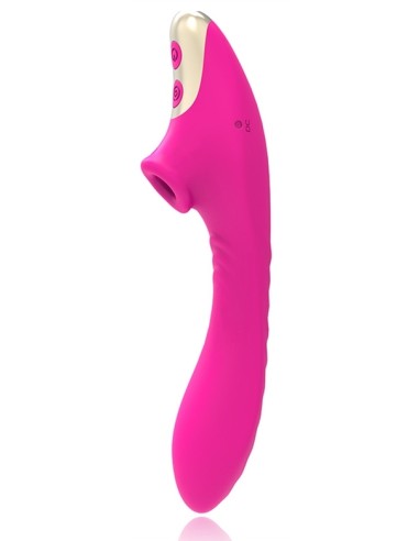 Stimulateur de clitoris et Point G Dudu 20cm Rose