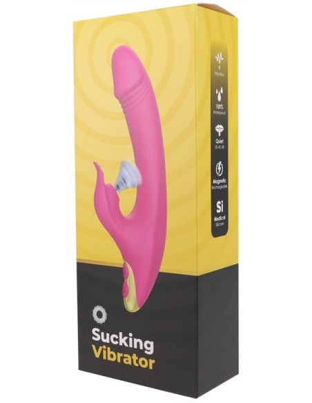 Vibro Rabbit à aspiration Amant Vibe 22cm Rose Vibro Rabbit à aspiration Amant Vibe 22cm Rose