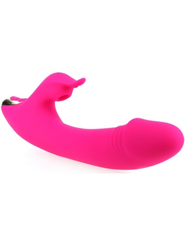 Vibro Rabbit à aspiration Amant Vibe 22cm Rose