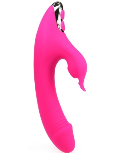 Vibro Rabbit à aspiration Amant Vibe 22cm Rose