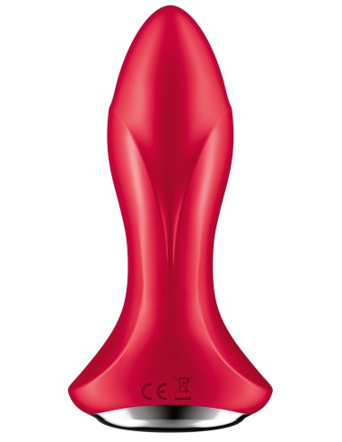 Plug vibrant connecté Rotator 1 Satisfyer 10 x 4cm Rouge