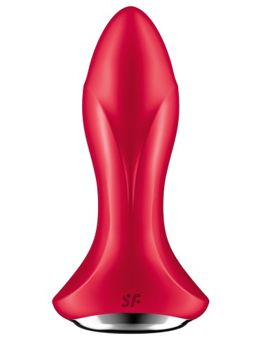 Plug vibrant connecté Rotator 1 Satisfyer 10 x 4cm Rouge