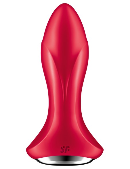 Plug vibrant connecté Rotator 1 Satisfyer 10 x 4cm Rouge