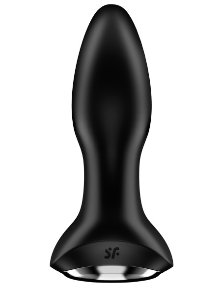 Plug vibrant connecté Rotator 2 Satisfyer 10 x 4cm Noir