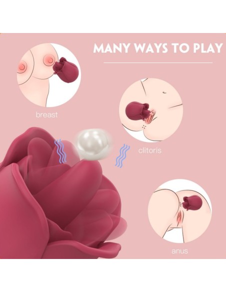 Accessoire Anulingus Rose Pro 4 - 9 Vibrations