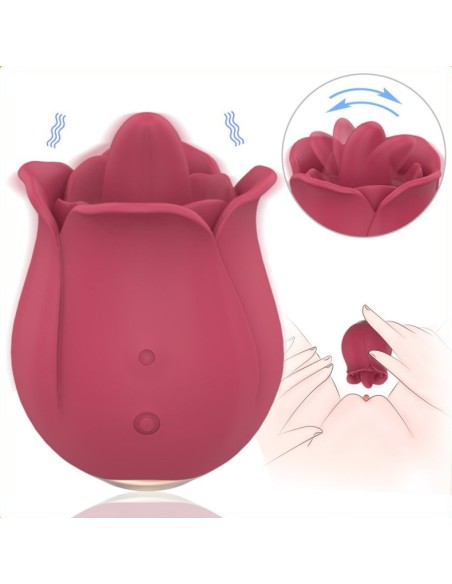 Accessoire Anulingus Rose Pro 4 - 9 Vibrations