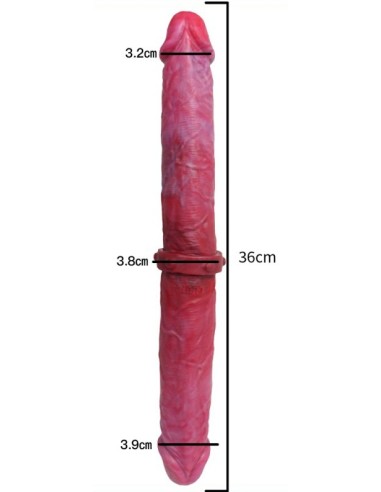 Double gode Duo Real 36 x 4.3cm