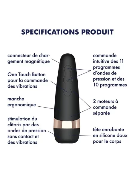 Satisfyer Pro 3 Vibration - noir Satisfyer Pro 3 Vibration - noir