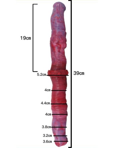 Double gode Duo Ended 39 x 4.4cm