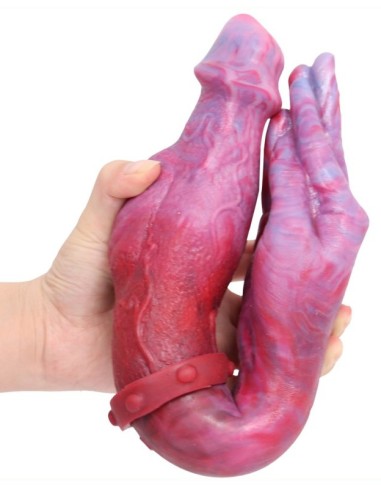 Double gode Duo Hand Monster 42 x 6cm