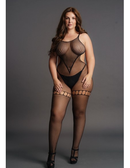 Combinaison Grande Taille DUO NET Noire