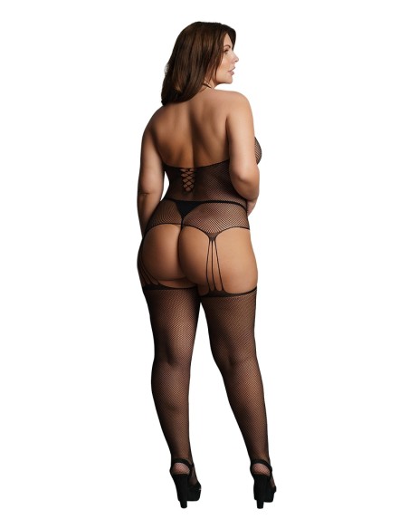 Body Porte-Jarretelles CHOKER FISHNET Noir