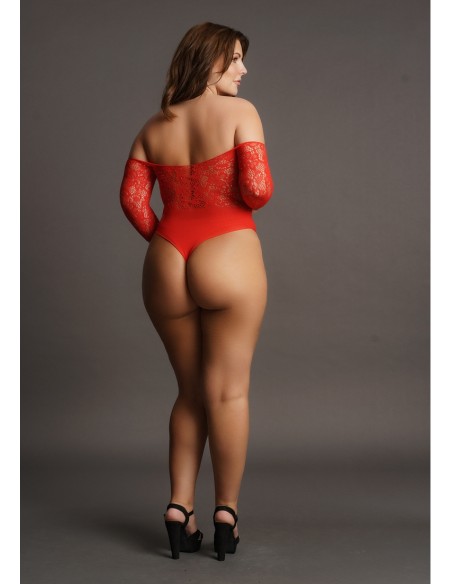 Body CROTCHLESS Rouge