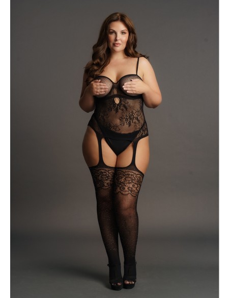 Combinaison RHINESTONE Noire