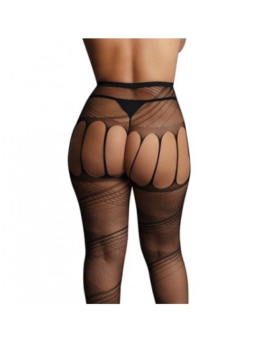 Panty CROTCHLESS CUT-OUT Noir