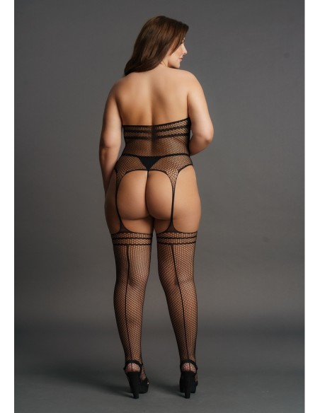 Combinaison Résille STRAPPY Noire