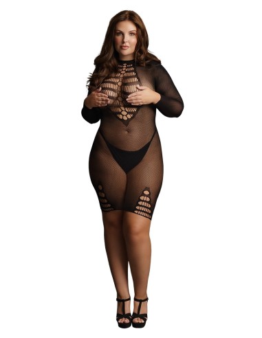 Robe sexy Grande Taille LONG SLEEVE Noire