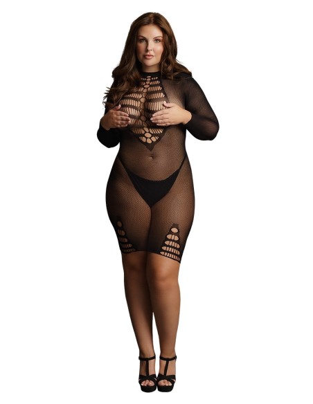 Robe sexy Grande Taille LONG SLEEVE Noire