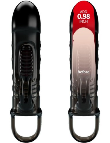 Gaine de pénis vibrante avec Rabbit Sloane Pretty Love 13 x 4cm - Gaines Pénis - 2