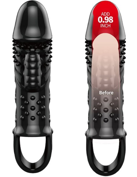 Gaine de pénis vibrante Cecelia Pretty Love 13 x 4cm