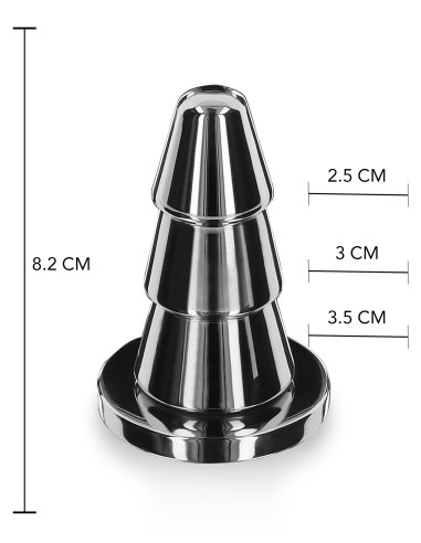 Plug en métal Cone Steel 7.5 x 3.8cm
