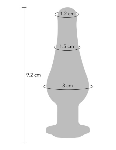 Plug Bijou anal Diamond Bum S 9 x 3.2cm