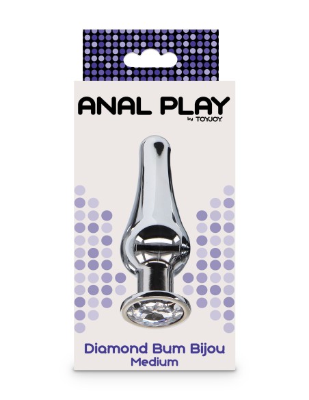 Plug Bijou anal Diamond Bum M 10 x 3.4cm Plug Bijou anal Diamond Bum M 10 x 3.4cm