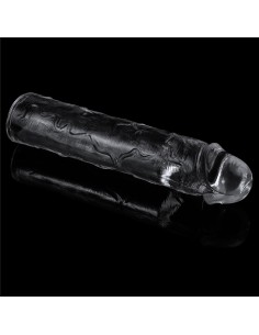 Gaine de pénis Flawless 19 x 4cm Transparente