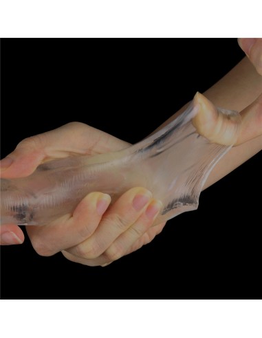 Gaine de pénis Flawless 19 x 4cm Transparente