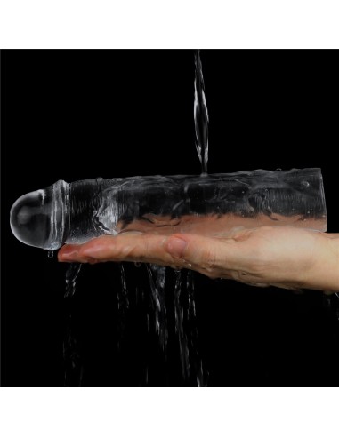 Gaine de pénis Flawless 19 x 4cm Transparente