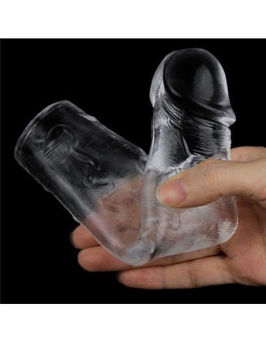 Gaine de pénis Flawless 19 x 4cm Transparente