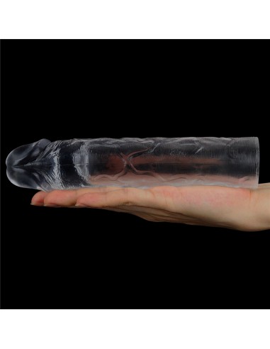 Gaine de pénis Flawless 19 x 4cm Transparente