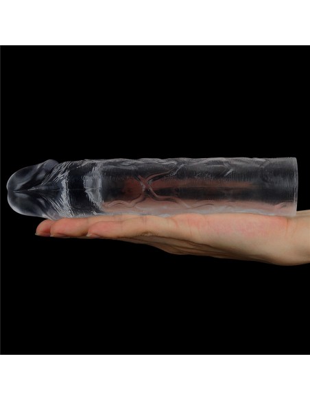 Gaine de pénis Flawless 19 x 4cm Transparente