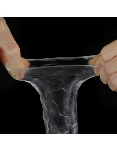 Gaine de pénis Flawless 19 x 4cm Transparente