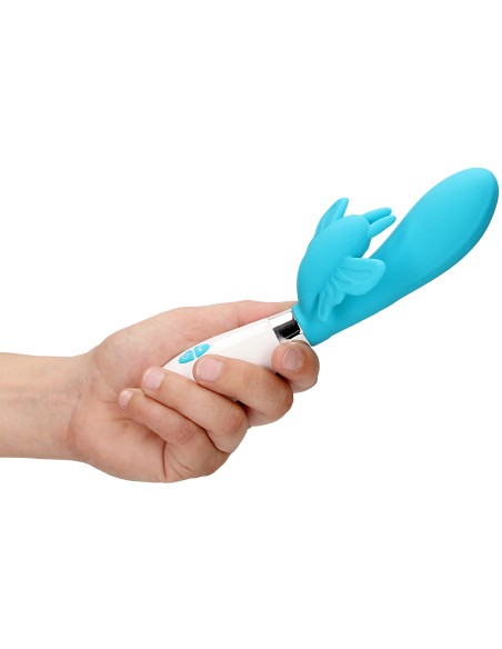 Vibro Rabbit Alexios 21cm Bleu