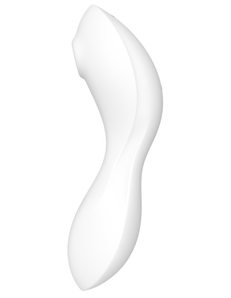 Stimulateur de clitoris connecté Curvy trinity 5+ Satisfyer Blanc