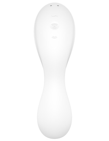 Stimulateur de clitoris connecté Curvy trinity 5+ Satisfyer Blanc