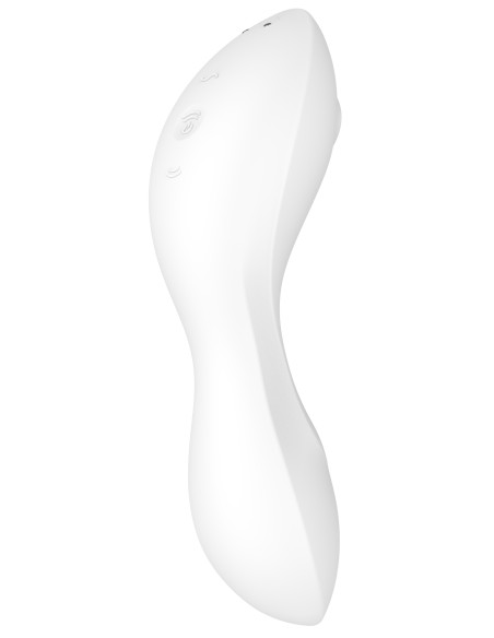 Stimulateur de clitoris connecté Curvy trinity 5+ Satisfyer Blanc