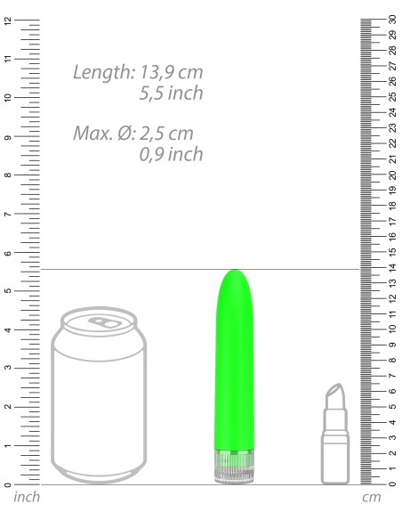 Mini Vibro Eleni 14cm Vert Mini Vibro Eleni 14cm Vert