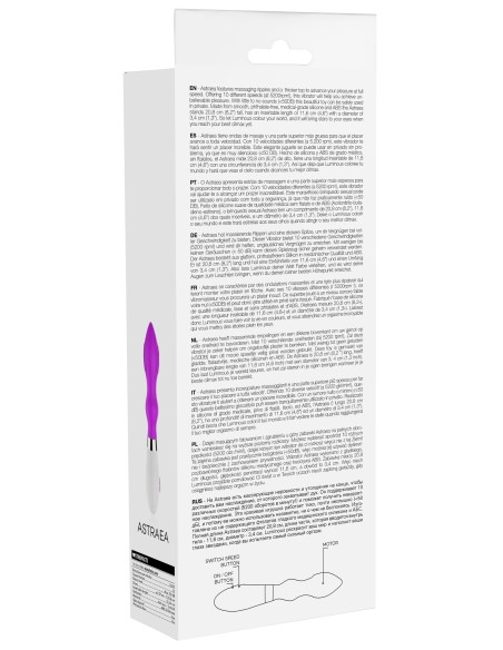 Vibro Astraea 12 x 3.6cm Rose