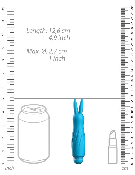 Rabbit Sofia 13cm Turquoise Rabbit Sofia 13cm Turquoise