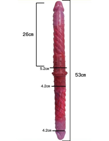 Double gode Duo Twist 53 x 4.2cm