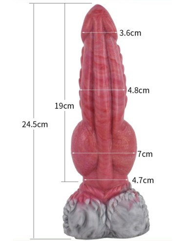 Gode éjaculateur Monster Wooscal 18 x 6.8cm